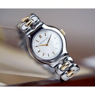 ティファニー(Tiffany & Co.)の美品 ティファニー テソロ 18KYG コンビ レディース Tiffany(腕時計)