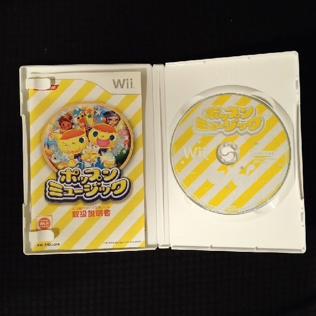 KONAMI(コナミ)のwii ポップンミュージック エンタメ/ホビーのゲームソフト/ゲーム機本体(家庭用ゲームソフト)の商品写真