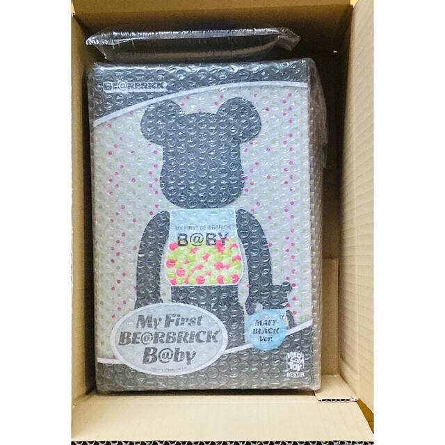 MY FIRST BE@RBRICK MATT BLACK 100%400%