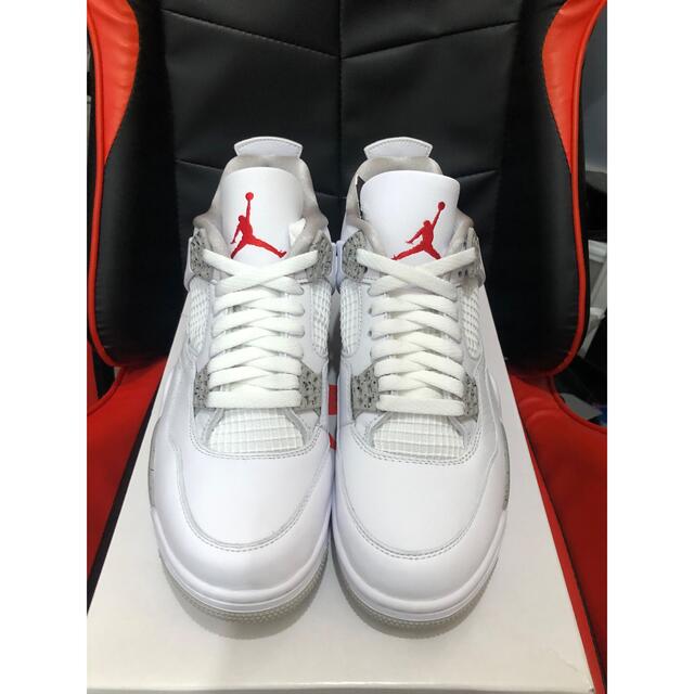 NIKE AIR JORDAN 4 TECH WHITE 26.5cm