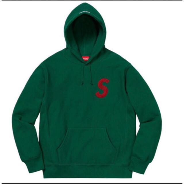 supreme パーカー 緑