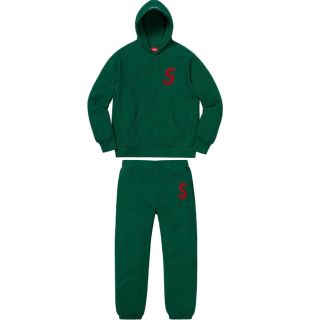Supreme S logo セットアップ 緑
