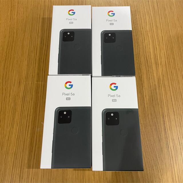 【新品未使用4台】Google Pixel 5a 5G SIMフリー ブラック