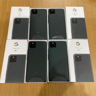 グーグルピクセル(Google Pixel)の【新品未使用4台】Google Pixel 5a 5G SIMフリー ブラック (スマートフォン本体)