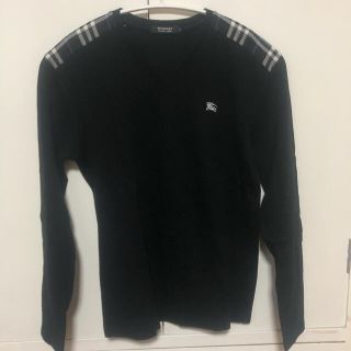 バーバリーブラックレーベル(BURBERRY BLACK LABEL)のバーバリーブラックレーベル　ロンT  V ネック(Tシャツ/カットソー(七分/長袖))