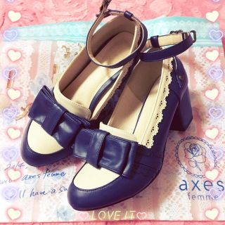 アクシーズファム(axes femme)の♡axes femme リボンパンプス♡(ハイヒール/パンプス)