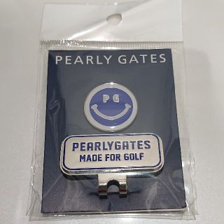 パーリーゲイツ(PEARLY GATES)のパーリーゲイツ ゴルフ  クリップマーカー ブルー 新品未使用(ウエア)