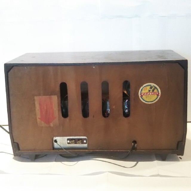 ナショナル真空管ラジオ、BX-730(1953年、昭和28年式)、作動品 ナショナル真空管ラジオ、BX-730(1953年、昭和28年式)、作動品