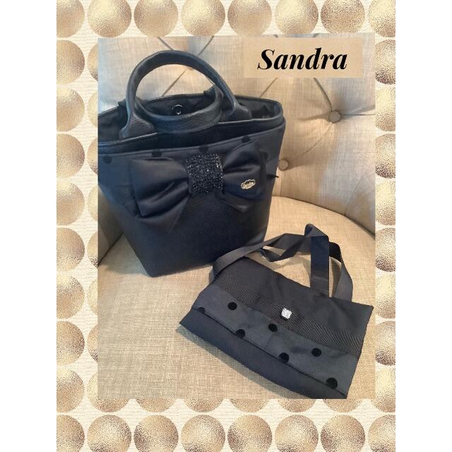 新品同様　Sandraリボンバック付属エコバック付き