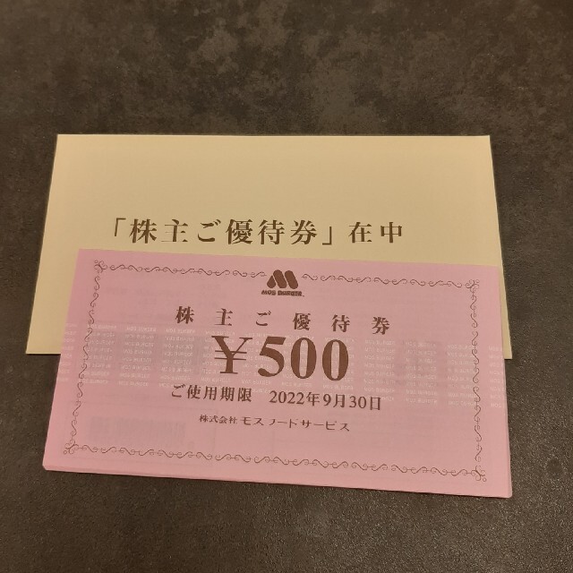 モスフードサービス株主優待10000円分