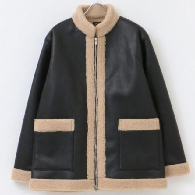 高級品市場 needles jacket tibetan zipped レザージャケット