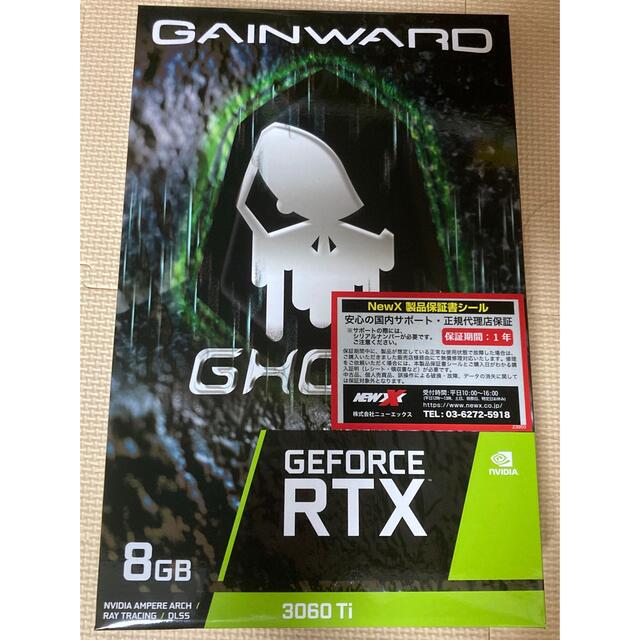 一流の品質 PCパーツ GeForce GAINWARD V1 Ghost Ti 3060 RTX PCパーツ