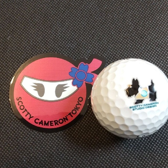 Scotty Cameron(スコッティキャメロン)のスコッティキャメロン ステッカー 東京ギャラリー限定 ワサビ ウォーリア ピンク スポーツ/アウトドアのゴルフ(その他)の商品写真