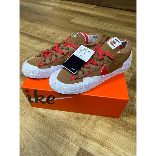 新品SACAI NIKE BLAZER LOW BRITISH TAN 27.5