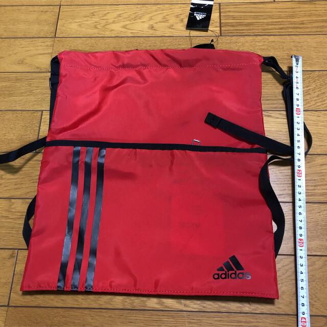 adidas(アディダス)のアディダス　ナップザック　体操着入れ　【新品】 キッズ/ベビー/マタニティのこども用バッグ(体操着入れ)の商品写真