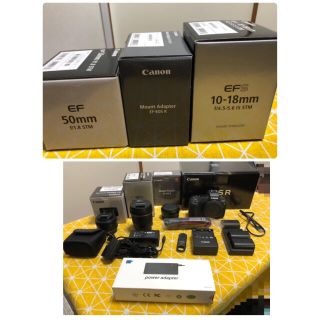 キヤノン(Canon)のミジュマル様専用出品 Canon EOS Rとレンズ2こセット(ミラーレス一眼)