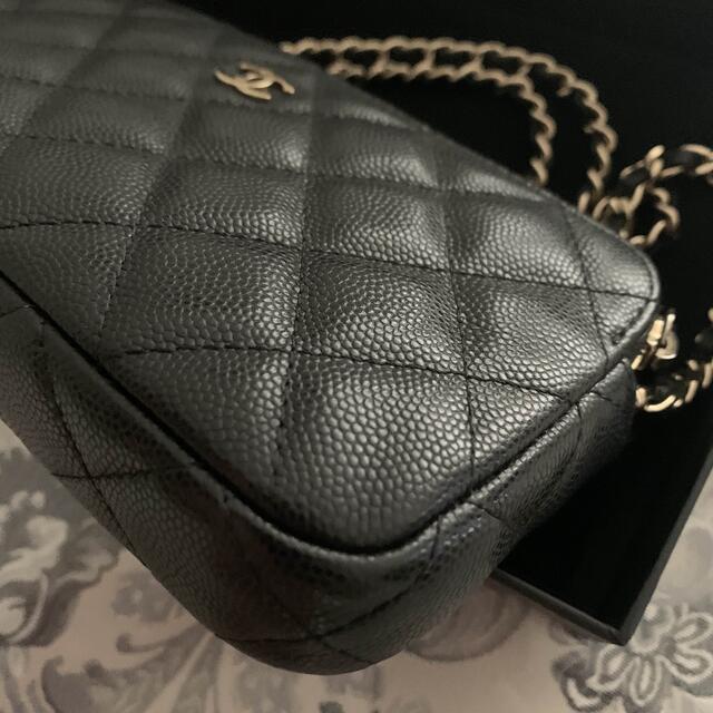 CHANEL(シャネル)のCHANELキャビアスキン♡チェーンウォレット♡ゴールド金具♡ レディースのバッグ(ショルダーバッグ)の商品写真