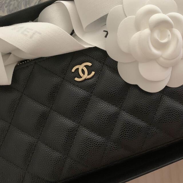 CHANEL(シャネル)のCHANELキャビアスキン♡チェーンウォレット♡ゴールド金具♡ レディースのバッグ(ショルダーバッグ)の商品写真