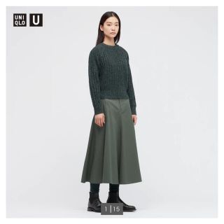 ユニクロ(UNIQLO)のUNIQLO ユニクロ ローゲージ クルーネックセーター(ニット/セーター)