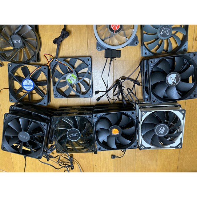 120mm fan ファン　セット 3