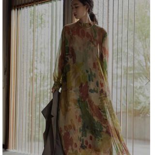 アメリヴィンテージ(Ameri VINTAGE)のAmerivintage UND WILLOW PAINT DRESS(ロングワンピース/マキシワンピース)