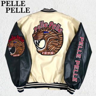 Pelle Pelle ペレペレ　ジャケット　レザーベロア　2pac 全体刺繍