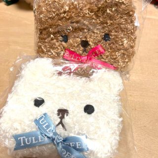 タリーズコーヒー(TULLY'S COFFEE)のベアフルフェイスポーチ2点セット！未使用(ポーチ)