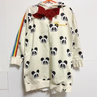 グラグラ(GrandGround)の超美品♡cherichu チェリッチュ フリル付 パーカー ジャージ素材 110(Tシャツ/カットソー)