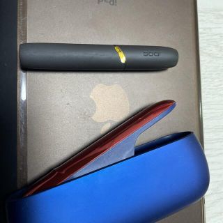 アイコス(IQOS)のIQOS3 ブルー　ホルダーカスタム(タバコグッズ)