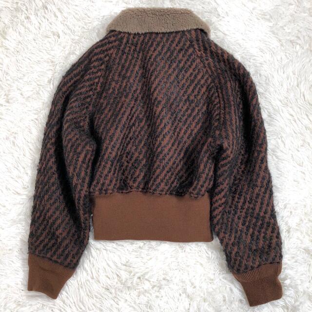 fumika uchida  LOOP TWEED BLOUSON BOA