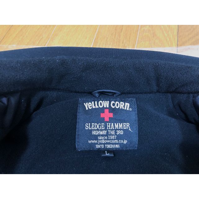 YeLLOW CORN(イエローコーン)のイエローコーン　YB1300 WINTER JACKET 【BK/GM】  メンズのジャケット/アウター(ライダースジャケット)の商品写真