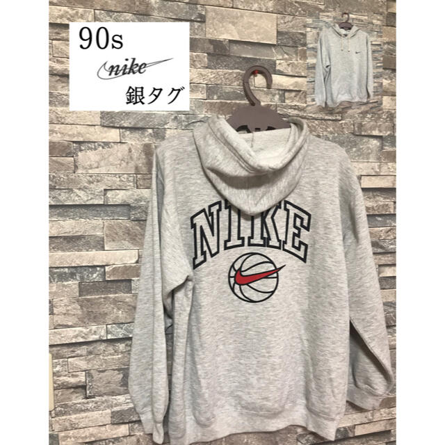 NIKE(ナイキ)のNIKE プルオーバー　パーカー　銀タグ　90s メンズのトップス(パーカー)の商品写真