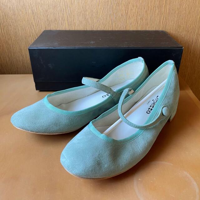 repetto - 新品未使用〈レペット メリージェーンローズ グリーン 38 ...