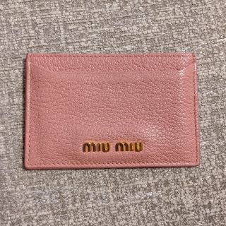 ミュウミュウ(miumiu)の★yuri様専用★(名刺入れ/定期入れ)