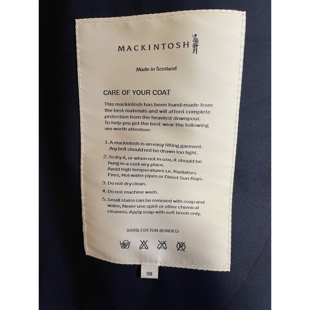 MACKINTOSH(マッキントッシュ)のマッキントッシュ  ゴム引コート　MACKINTOSH メンズのジャケット/アウター(ステンカラーコート)の商品写真