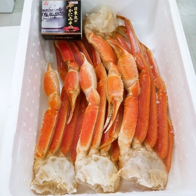 蟹味噌缶詰付　ズワイガニ脚2kg　5～6肩　魚介