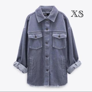 ザラ(ZARA)のZARA   コーデュロイシャツジャケット　XS(Tシャツ(長袖/七分))