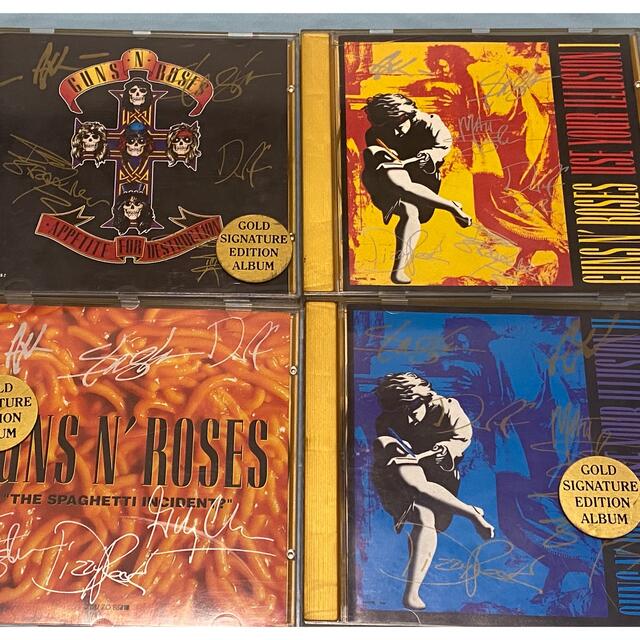 GunsN’Roses Gold Signature Edition 4枚