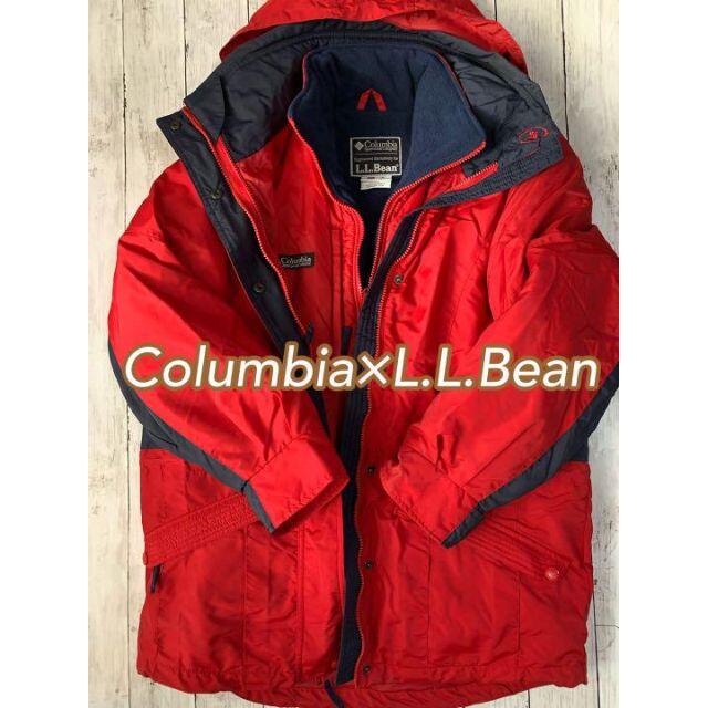 レア！美品！Columbia×L.L.Bean 赤ダブルネーム 2枚セット | フリマアプリ ラクマ