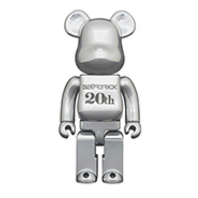 20th bearbrick be@rbrick ベアブリック シルバー