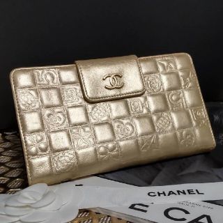 シャネル(CHANEL)の【専用】シャネル　アイコン★ゴールド　がま口長財布(財布)