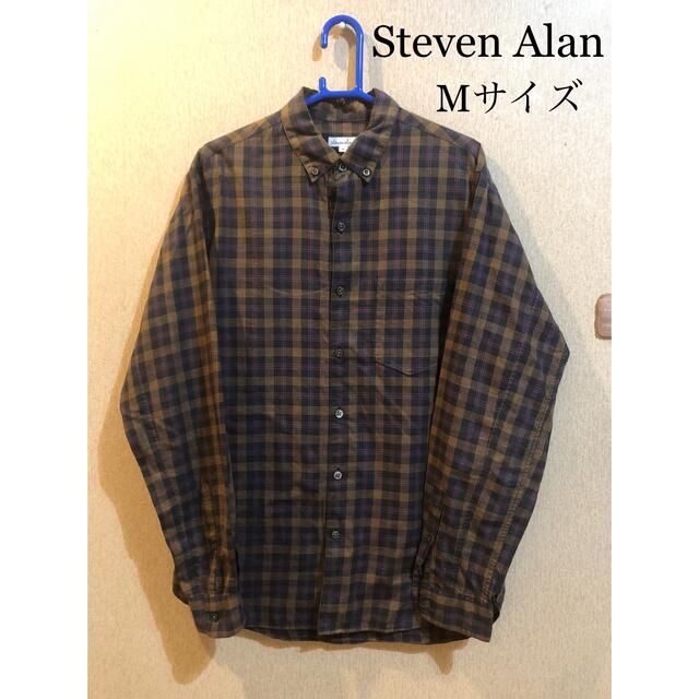 Steven Alan 長袖チェックシャツ　Mサイズ