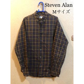 スティーブンアラン(steven alan)のSteven Alan 長袖チェックシャツ　Mサイズ(シャツ)