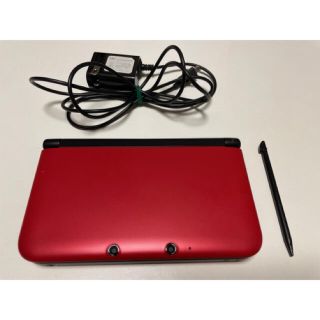 ニンテンドー3DS(ニンテンドー3DS)の【あく様専用】Nintendo ニンテンドー3DS LL レッド×ブラック　本体(携帯用ゲーム機本体)