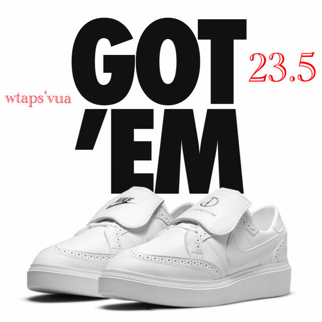 PEACEMINUSONE - NIKE KWONDO1 白 23.5の通販 p