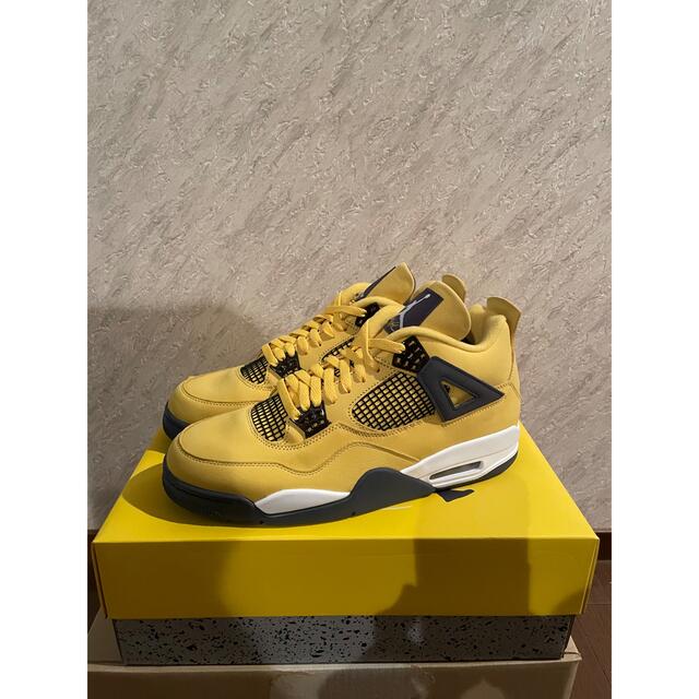 メンズAIR JORDAN 4 "TOUR YELLOW 30cm