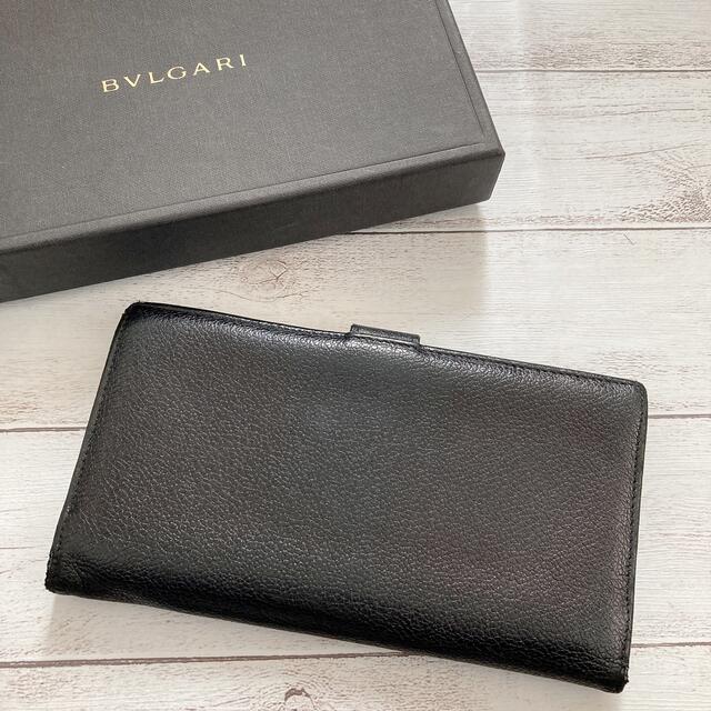 BVLGARI(ブルガリ)の【王道】BVLGARI ブルガリ メンズ 長財布 革財布 折り財布 リング メンズのファッション小物(長財布)の商品写真