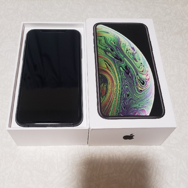 iPhone Xs Space Gray 64 GB docomoスマートフォン/携帯電話