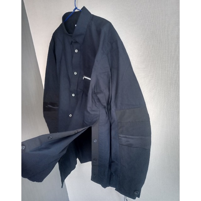 サカイ　sacai　21ss　タイプライターグログランシャツ　新品　切替シャツ