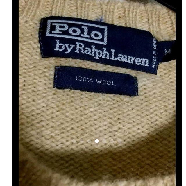 POLO RALPH LAUREN(ポロラルフローレン)のラルフローレン　ウール100%　ニット セーター　M レディースのトップス(ニット/セーター)の商品写真